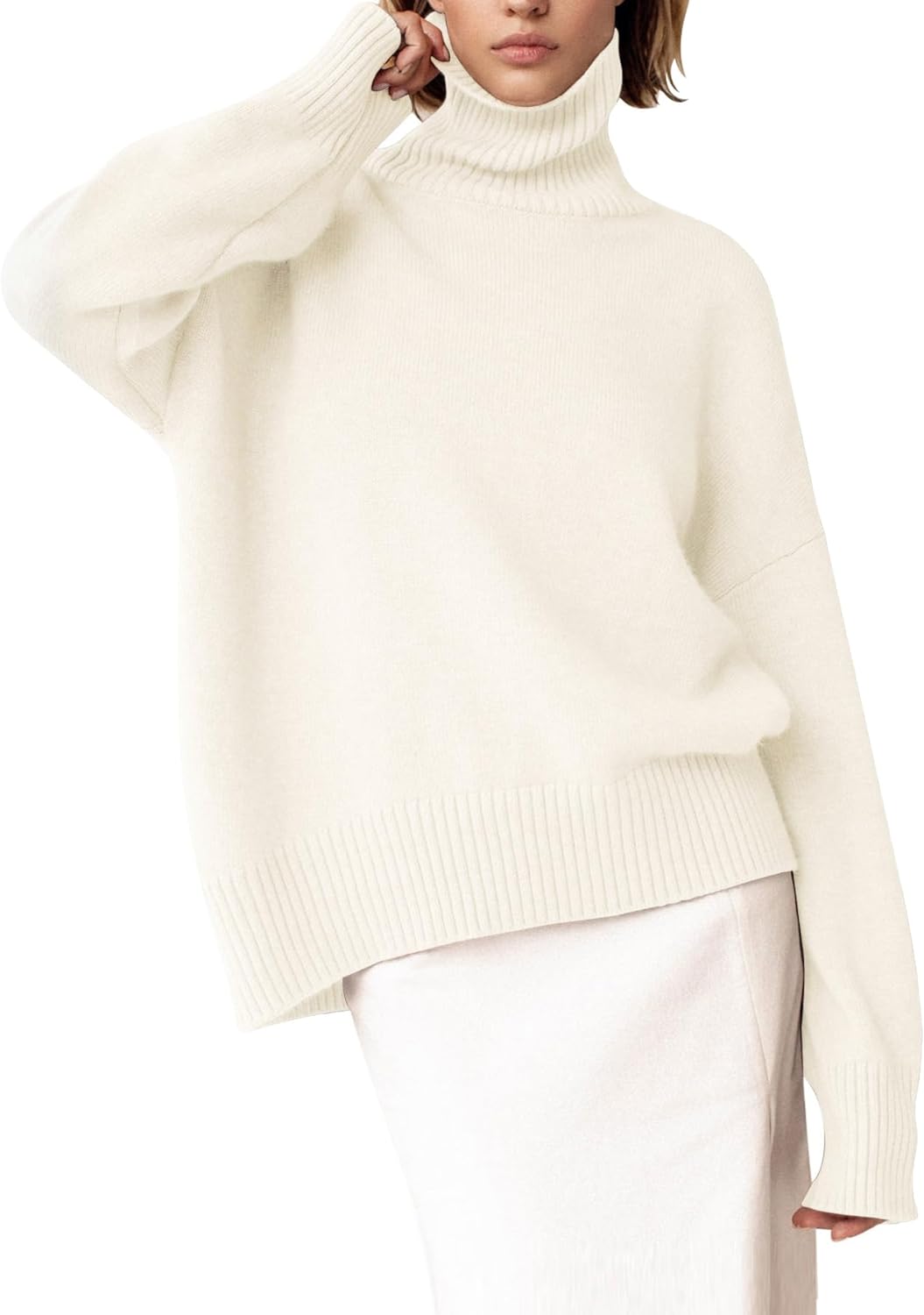 YKR Women's Turtleneck Sweater