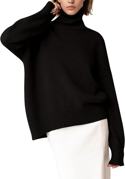 YKR Women's Turtleneck Sweater