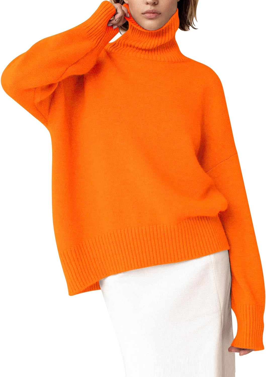 YKR Women's Turtleneck Sweater