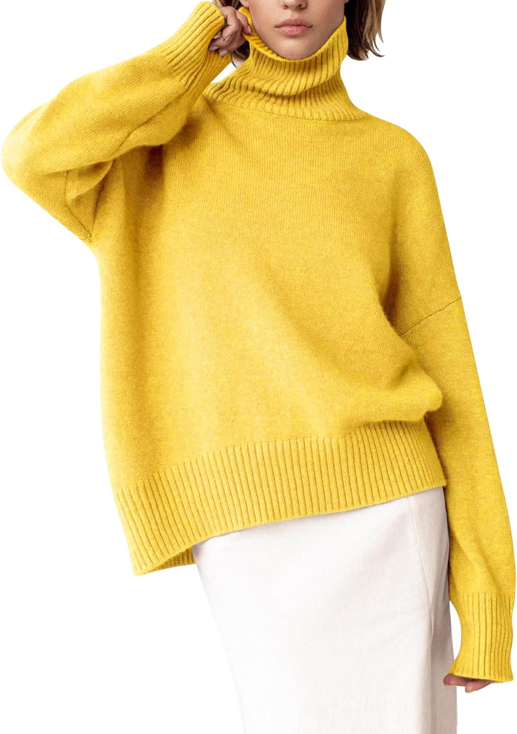 YKR Women's Turtleneck Sweater